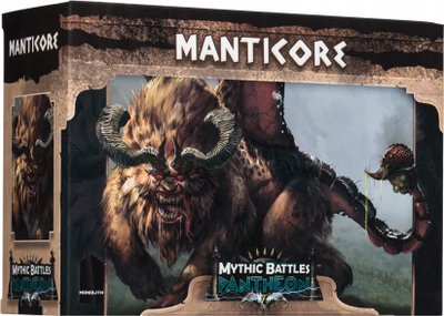 Друштвена игра Mythic Battles Pantheon Manticore, пакет проширување, мини фигура, разновидни бои