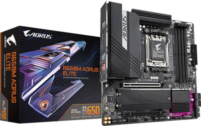 Pllakë amë Gigabyte B650M AORUS ELITE, socket AM5, DDR5, mATX