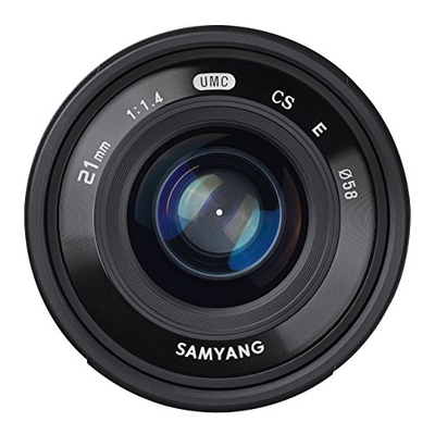 Objektiv Samyang MF 21mm F1.4 APS‑C për Fuji X, ngjyrë e zezë
