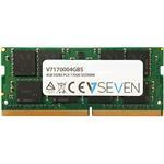 Memorie V7 SODIMM, DDR4, 4GB, 2133MHz, CL15