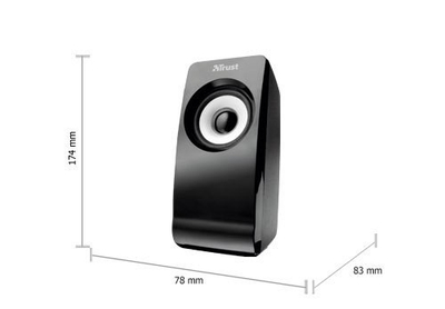 Altoparlant kompjuteri Trust Remo 2.0, 8W RMS, stereo, i zi