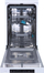 Lavastovilje Gorenje GS541D10W, 11 sete, 45dB, e bardhë
