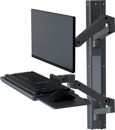 Ѕиден држач за монитор Ergotron LX Pro Series 45-696-293, до 34\", темно сив
