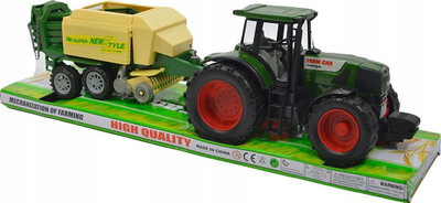 Lodër traktor me presë balotimi Macyszyn Toys, plastikë, për fëmijë, shumëngjyrësh