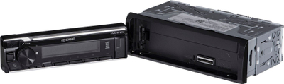 Radio makine Kenwood KMM-BT209, Single Din, Bluetooth, radio dixhitale, e zezë