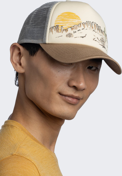 Kapelë trucker Buff Lach, me rrjetë mbrapa, me rrip që rregullohet, shumëngjyrëshe