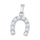 Pendant për qafore Brilio Silver, i argjendtë