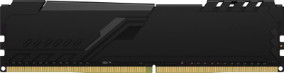 Memorie RAM Kingston Fury Beast, DDR4 64GB 2666MHz CL16, kit 4x16GB, e zezë