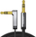 Kabllo audio Ugreen Flat Angled, 3.5 mm në 3.5 mm, 1.5 m, i zi