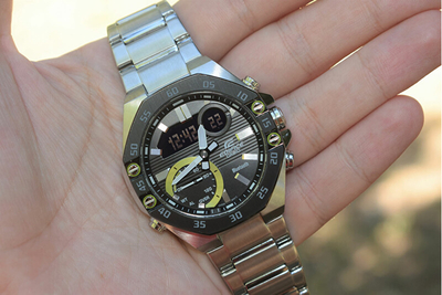 Orë për meshkuj Casio Edifice Momentum Schedule hCA3799, e argjendtë
