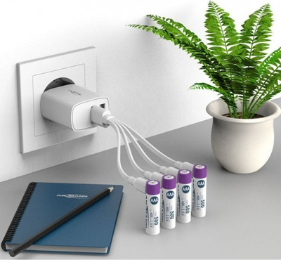 Рикажливи батерии Ansmann 1311-0028 AAA Li Ion, 500mAh, сет 4 парчиња