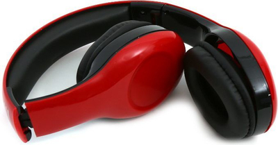 Kufje mbi vesh Freestyle Over-Ear, me mikrofon, mini jack dhe USB, të kuqe