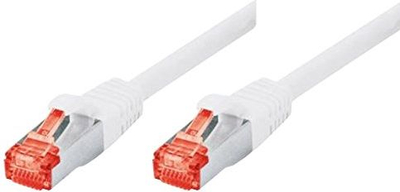 Kabllo rrjeti Telegärtner MP8 FS 600, RJ-45 në RJ-45, 3m, SFTP Cat.7, e bardhë