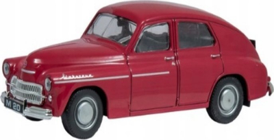 Maket veture PRL Warszawa M-20 Taxi Daffi, model koleksionues, ngjyrë taksie