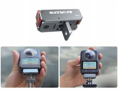 Adapter magnetik SunnyLife AD017, quick release 1/4", për DJI Action 5 Pro 4 3, gri