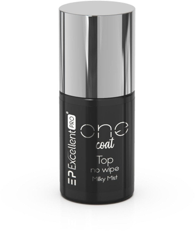 Top coat thonjsh No Wipe Milky Mist, 7g, efekt qumështi, transparent