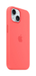 Маска за Apple iPhone 15 Silicone со MagSafe, Guava