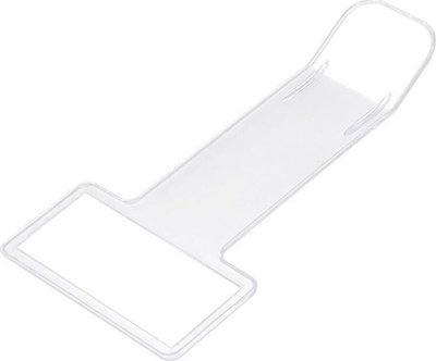 Mbajtëse bilete parkimi për xham veture, plastike, transparente