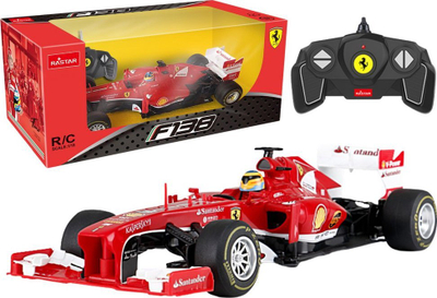 Makinë me telekomandë Rastar Ferrari F1, 1:18, 26cm, e kuqe
