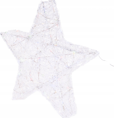 Ndriçues dekorativ për jashtë Christmas Lighting Star, 150 LED, 50 cm, shumëngjyrësh