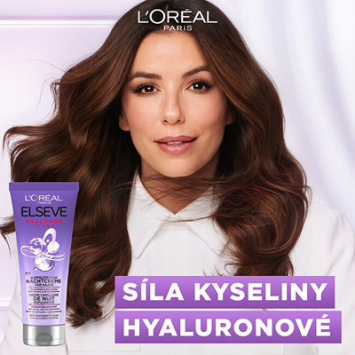 Krem për flokë L´Oréal Paris Elseve Hyaluron Plump (Plumping Night Cream) 200 ml