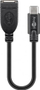 Kabllo zgjatuese USB Wentronic Goobay 55470, USB A me USB C, 20 cm, e zezë