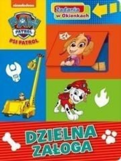 Libër aktiviteti PAW Patrol Tasks in Little Windows Brave Crew, për fëmijë, me dritare interaktive, shumëngjyrësh