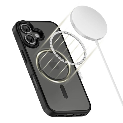 Mbrojtëse telefoni Tech-Protect MagMat MagSafe për iPhone 17, TPU PC, Matte, e zezë