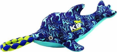 Lodër me ujë për qen Zeus K9 Fitness Hydro Dolphin, në formë delfini, me litar, blu
