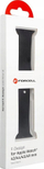 Rrip dore FORCELL F-Design FA01 për Apple Watch, silikon, 42-49mm, i zi