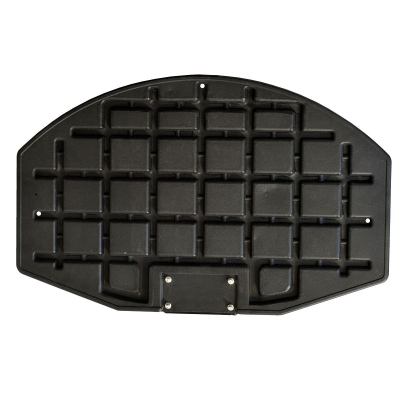 Tabla basketbolli Enero 1024387, 71x45cm, unazë 40cm, gri me tkuqe