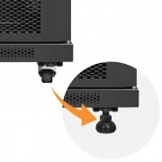 Kabinet RACK Qoltec 19", 15U, 600 x 855 x 600, i zi