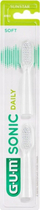 Koka furçe dhëmbësh Gum Sonic Daily White, set 2 copë, të bardha