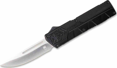 Thikë automatike TOGO CobraTec Lightweight OTF, çelik D2, dorezë alumini e zezë
