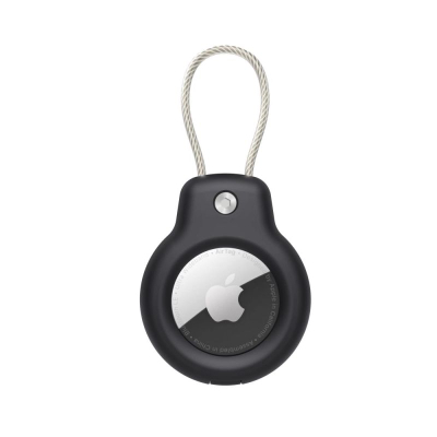 Mbajtëse Tech-Protect Rough Vein për Apple AirTag, set me 2 copë, e zezë