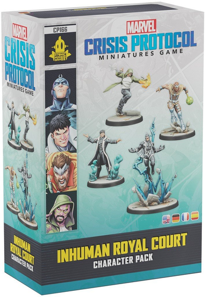 Игра со фигури Atomic Mass Games Marvel Crisis Protocol Inhuman Royal Court, проширување, 2 играчи, 14+