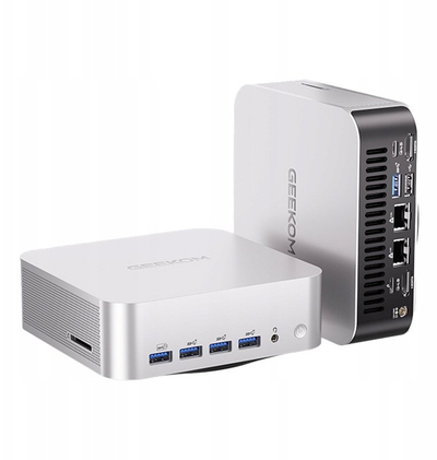 Mini PC GEEKOM A9MAX, Ryzen AI 9 HX 370, 32GB RAM, 1TB SSD, argjendtë
