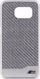Kapak mbrojtës BMW BMHCS6MDCS për Samsung Galaxy S6, alumini karbon, hard case, argjendtë
