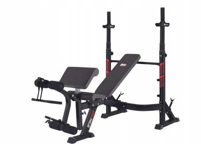 Клупа за сила BH Fitness Optima Press, прилагодлива, капацитет 50kg, црна