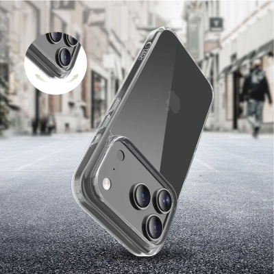 Kapak telefoni Tech-Protect FlexAir Hybrid, për iPhone 17 Pro Max, transparent