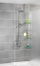 Shportë dushi Wenko Shower Basket, kornizë 78 275 cm, alumin, argjend gri