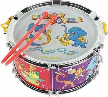 Daulle lodër Icom Polska Tambourine, 24cm, me shkopinj, shumëngjyrëshe