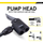 Pompë dyshemeje Dunlop Floor Pump, 12 bar, për biçikletë, e zezë