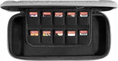 Kuti mbrojtëse Tomtoc për Nintendo Switch OLED, deri 10 lojëra, gri