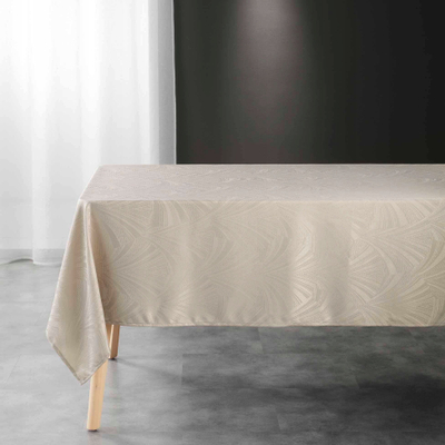 Mbulesë tavoline Lolly, jacquard, 140x240cm, bezhë