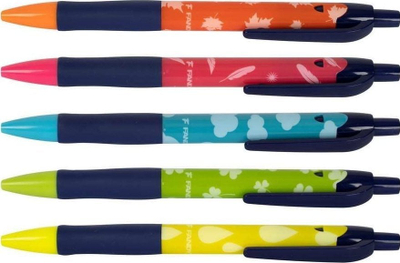 Set stilolapsa Fandy Semi Ballpoint, 0.7mm, bojë blu, 50 copë