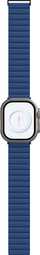Rrip dore JCPal FlexDuo për Apple Watch, 42 44 45 49mm, magnetik, i zi blu marinë