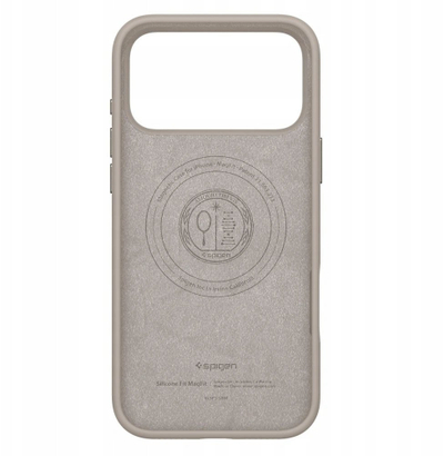 Kapak telefoni Spigen Silicone Fit MagSafe për iPhone 17 Pro Max, silikon, Stone