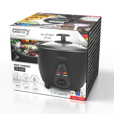 Tenxhere orizi Ryu Ryowar, 1L, 400W, e bardhë
