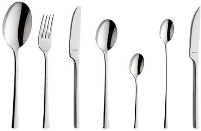 Set bestek Shackle 9035 What You Need, çelik inox, përfundim pasqyre, argjendtë